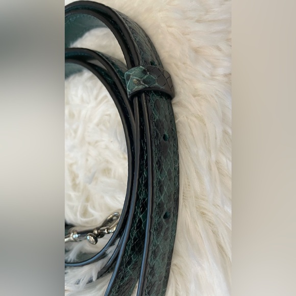 Coach Rowan Satchel - Snake Embossed/Dark Turquoise - Picture 9 of 17